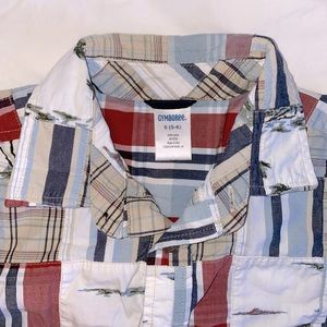 Gymboree Summertime Plaid Button Down